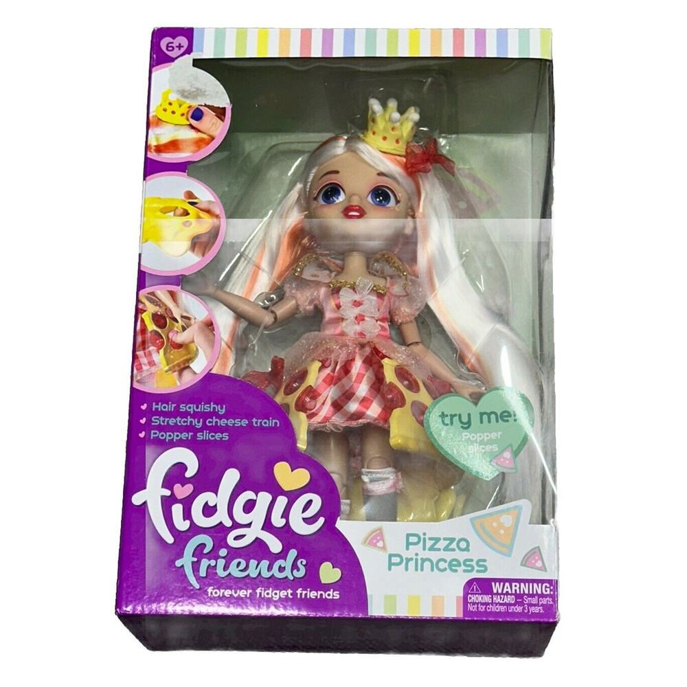 Fidgie‎ Friends Pizza Princess Fashion Doll with Fidget Fashion Features - Picture 3 of 9